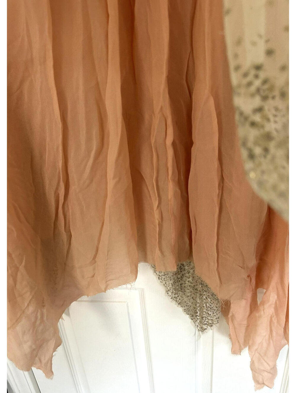 Free People NWT Sequins Midi Layered Skirt, Pink/Rose, Boho Style size XS - Picture 9 of 9